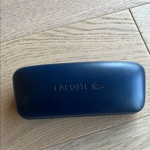 Lacoste Navy Blue Eyeglass Case